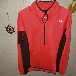 CORAL UNDER ARMOUR COLD GEAR SWEATER
